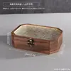 Caixa de Armazenamento de Madeira com Tampa Flip-Top Original Cor Madeira Grão de Madeira Caixa de Madeira para Joias Organizador de Mesa Armazenamento Caixa Decorativa de Madeira Suprimentos para Móveis
