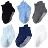 Calcetines de Piso para Niños con Puntos Antideslizantes, Calcetines para Bebé para Primavera y Otoño, Calcetines para Niños Pequeños