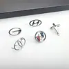 Bolsa Pequeña para Llaves Lista para Usar del Fabricante Cartera con Logo de Coche Logo del Volante Pin Trasero con Logo de Coche Logo Metálico de Coche