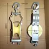 Bloco de Polia de Rebobinamento de Fio de Nylon Polia de Cabo de Uso Duplo Pendurado Polia de Arraste de Fio Padrão Nacional Bloco de Polia de Energia Frete Grátis