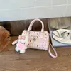 Bolso Nuevo Primavera 2026 Bolso de Hombro Cruzado Exquisito Estilo Bolso Boston Lindo con Lunares Bolso para el Día a Día