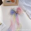 Accesorios para el cabello de niña estilo coreano con lazo Pasador para el cabello Clip para la cabeza de Elsa para niños Pasador de cinta de la serie Princesa para niñas pequeñas
