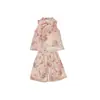 Conjunto para Meninas 2026 Novo Verão Infantil Hanfu Estiloso Colete para Criança Pequena Novo Estilo Chinês Bebê Retrô Conjunto de Duas Peças