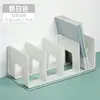 Soporte de Escritorio para Libros Estante de Almacenamiento Serie Color Crema Tablero Divisor de Libros Tope de Libro para Escritorio de Estudiante Estante A4