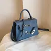 Bolsa de Mão Pequena Casual Antiga Estilo Transfronteiriço para Mulheres 2024 Nova Bolsa Quadrada Pequena Simples Moda Bolsa Transversal Estilo Coreano