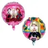 Nuevo Globo de Película de Aluminio Barie Barbie Rosa Coche Deportivo Temática de Dibujos Animados Set de Arreglo para Niños Princesa Un Año