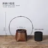 Jarrón de Flores Florales, Arreglo Floral Jianshan Chino, Cesta de Flores, Cesta Tejida de Bambú, Decoración Casera Artesanal Folclórica, Sala de Té, Estilo Zen