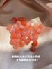 Pulsera de Perlas de Agua Dulce Natural para Mujer Nicho de Alta Gama Estilo Ins Vintage Combinable Ágata Roja del Sur Melocotón