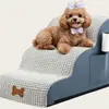 Escada de Escalada para Animais de Estimação Amazon Transfronteiriça para Gatos e Cães Pequenos, Escadas de Esponja de Três Degraus para Subir e Descer de Sofás