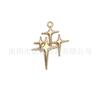 Corona corazón colgante pequeño diy llavero cadena clavícula cadena suéter accesorios aleación pedrería joyería