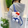 Nueva Mochila de Gato Hellokitty, Linda Bolsa de Peluche, Mochila de Muñeca Hello Kitty, Bolsa de Muñeco de Dibujos Animados