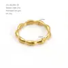 Anillo Cerrado Minimalista de Estilo Europeo y Americano, No se Desvanece, para Mujer, Hecho de Acero Inoxidable 316, Anillo de Moda y Versátil