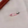 Grampo de Cabelo Transparente com Xadrez Floral e Strass Estilo Coreano e Japonês Sem Costura para Meninas, Presilha Lateral Doce para Franja e Acessórios de Cabelo