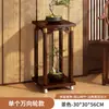 Estante para Flores Chino Sala de Estar de Pie Estante de Almacenamiento Balcón Mesa para Flores de Madera Maciza 2025 Nuevo Estante para Macetas Interior Multicapa