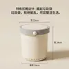 Cubo de basura DIY con cuentas y tapa, tapa de apertura por presión, papelera de plástico de alta estética, cubo de basura grande para el hogar