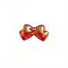 24*14mm Alta Transparencia UV Colorido Melodía Lazo DIY Pulsera Pendientes de Cuentas Decoración Colgante Materiales