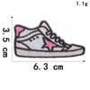 Jianxing en stock nuevo personalizado transfronterizo para niña bordado a máquina logotipo bordado parches de tela decoración de ropa parches adhesivos con pegamento trasero