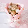 Novo Mini Buquê Girassol Cravo Rosa Flor de Sabão Flor Artificial Flor Seca Presente Transfronteiriço Dia dos Namorados