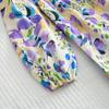 Vestido de Niña con Cuello de Muñeca Francés 2025 Otoño Nuevo Estampado Floral Elegante Solapa para Niños Vestido de Princesa Moderno