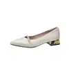 Zapatos de tacón bajo estilo francés, punta fina y escotados para mujer, Nuevos Zapatos de Verano 2026 estilo Hada para Combinar con Vestidos, Suaves Zapatos Mary Jane de Piel