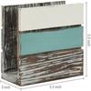 Caja de papel para servilletas gris antiguo, estante de almacenamiento para artículos para el hogar, caja de almacenamiento para clasificación de escritorio