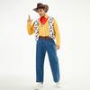 Disfraz de Cosplay de Halloween Toy Story Woody Disfraz de Pareja Vaquero Occidental Hombre y Mujer Disfraz de Fiesta Escenario