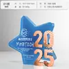Trofeo Personalizable Color Cristal Metálico 2025 para Reunión Anual de Empleados Premios de Aniversario Competencia Medalla Creativa Personalizable