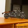 Molde de Metal Modelo de Arte de Hierro para Motocicleta Adornos Decoraciones para el Hogar Personalizados Dormitorio Oficina Escritorio Regalos Hecho de Hierro