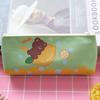 Bolsa Creativa para Lápices de Piel PU Oso de Dibujos Animados Conejo Bolsa para Lápices Regalo de Premio para Estudiantes Diseño de LOGOTIPO Bolsa Linda para Guardar Artículos de Papelería