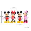 Anime 4 Arroz Pareja Mickey Mouse Coreano Creativo Hecho a Mano Muñeca Paisajística Adornos para el Hogar Llavero de Dibujos Animados