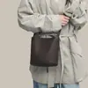 Bolso Cubo 2026 Otoño e Invierno Nuevo Estilo Piel Genuina Bolso de Mujer Bolso de Hombro de Gama Alta Bolso de Nicho para Mujer Bolso Cruzado de Hombro de Piel de Vaca