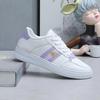 Sapatos Brancos para Mulheres 2025 Primavera e Verão Novo Estilo Estudante Respirável Finos Versáteis Sapatos de Couro Sapatos Individuais Sapatos Femininos Antiderrapantes