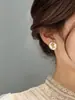 Diseño exclusivo alta lujo Pendientes de rosa temperamento socialité pendientes retro mujer verano 2022 nueva tendencia