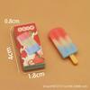 Mini artículos de simulación, helado, paleta, casa de muñecas, modelo, adornos, juguetes de casa de juego, supermercado en miniatura, bocadillos, juego