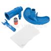 Aspiradora Portátil Amazon Cabezal de Succión Jet Limpieza de Piscinas Fábrica Cabezal de Succión de Piscina de Media Luna con Cepillo Inferior Removible