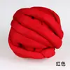 Lana Islandesa Tejida a Mano Super Gruesa 2.5cm Ganchillo Hilo de Algodón Paisajismo de Zona Escénica Bolso Casero Cama para Gato