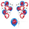 En stock Suministros de decoración para fiesta de cumpleaños temática de Baymax Banner Topper para pastel Banderín Set de globos