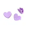 Lindo Clip Pequeño Acrílico con Forma de Corazón para Estudiantes, Adecuado para Sujetar Exámenes, Recibos, Fotos y Clips Multifuncionales de Oficina