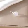 Aretes de Cerámica con Cuentas de Ágata Natural, Nuevo Estilo Chino, Pendientes Versátiles de Moda de Lujo Ligero
