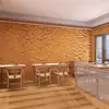 Papel Tapiz de Pared de Loess con Textura de Barro y Paja Estilo Retro Granja Rústica Nostálgica Bed and Breakfast Revestimiento de Pared Papel Tapiz para Restaurante Hunan de Barbacoa