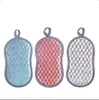 Pano de limpeza redondo de esponja para cozinha doméstica, dupla face, para fácil lavagem de louça e remoção de manchas, disponível para atacado do fabricante