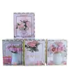 Bolsa de Regalo Blanca para el Día de la Madre Bolsa de Regalo Manual de Floristería Empaque para el Día de la Mujer Bolsa de Papel Portátil Bolsa de Regalo Extranjera Transfronteriza