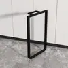 Pernas de Mesa de Jantar Retangulares Telescópicas de Metal Design de Arco Redondo Barra de Suporte de Carga Estável Pernas de Balcão