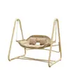Cadeira de Balanço para Exterior, Cadeira de Balanço Preguiçosa, Cadeira de Balanço para Varanda, Cadeira Suspensa Dupla para Jardim, Rede para Interior, Cadeira Suspensa para Casa