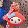 Monedero Llavero de Dibujos Animados Sanrio Lindo Kulomi Hello Kitty Celebridad de Internet Colgante para Bolso de Pareja Pequeño Regalo