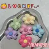 Accesorios de resina flor grande dopamina brillante DIY carcasa de teléfono móvil pinza para el pelo material de pegamento de crema accesorios hechos a mano creativos