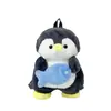 Bolsa de Pelúcia Pinguim Pequeno, Mochila para Estudante Universitário, Mochila de Boneca Desenho Animado Fofa Ins, Porta-Moedas de Pelúcia
