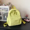 Mochila Transfronteriza Nueva Ligera de Color Sólido Gran Capacidad Moda Principios de Primavera 2025 Mochila Escolar Estudiante Versátil