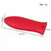 Capa de Silicone Resistente ao Calor para Cabo de Panela Anti-Queimadura Antiderrapante Manga para Cabo de Panela Capa de Silicone para Orelha de Panela Tampa de Isolamento Térmico para Cabo de Wok