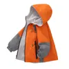 Roupa Infantil Jaqueta Reversível de Veludo para Meninos Jaqueta Infantil Primavera & Outono Reversível Impermeável 2025 Novo Estilo